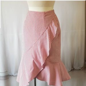 NWT NORDSTROM WAYT Napples Ruffle Skirt